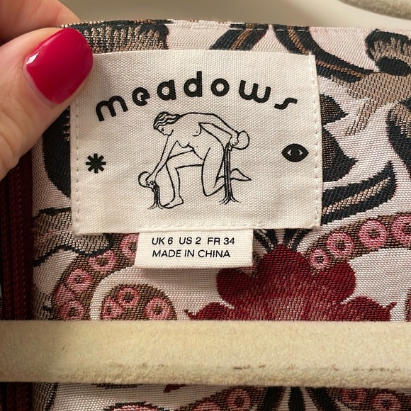 Meadows Marigold Dress in Tudor Jacquard - UK 6 / USA 2 - Picture 4 of 7